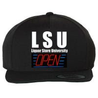 Liquor Store University LSU Funny Parody Wool Snapback Cap