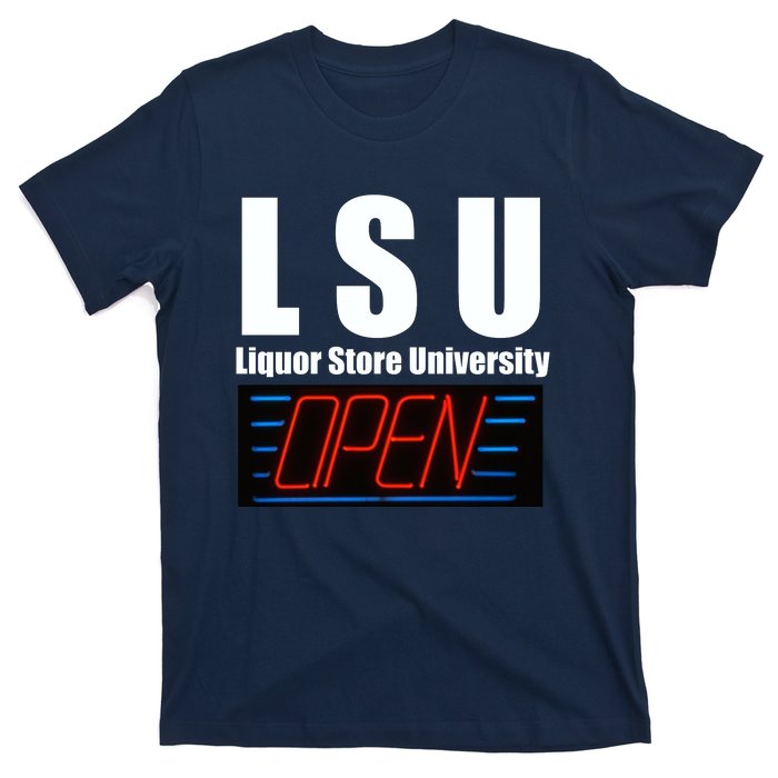 Liquor Store University LSU Funny Parody T-Shirt