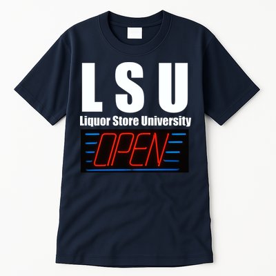 Liquor Store University LSU Funny Parody Tall T-Shirt