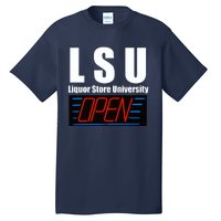 Liquor Store University LSU Funny Parody Tall T-Shirt