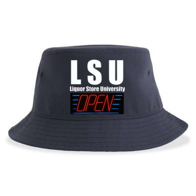 Liquor Store University LSU Funny Parody Sustainable Bucket Hat