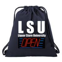 Liquor Store University LSU Funny Parody Drawstring Bag