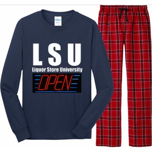 Liquor Store University LSU Funny Parody Long Sleeve Pajama Set