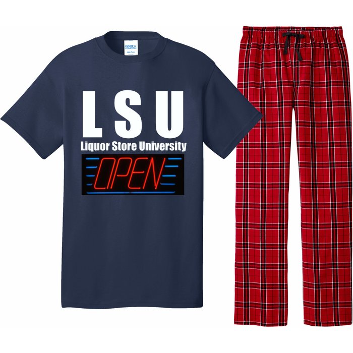 Liquor Store University LSU Funny Parody Pajama Set