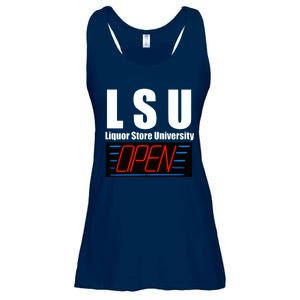 Liquor Store University LSU Funny Parody Ladies Essential Flowy Tank