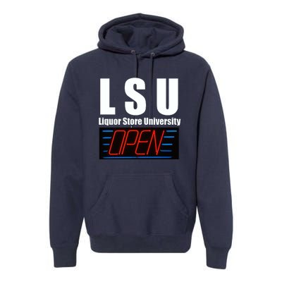 Liquor Store University LSU Funny Parody Premium Hoodie