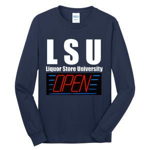 Liquor Store University LSU Funny Parody Tall Long Sleeve T-Shirt