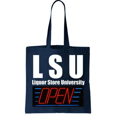 Liquor Store University LSU Funny Parody Bag