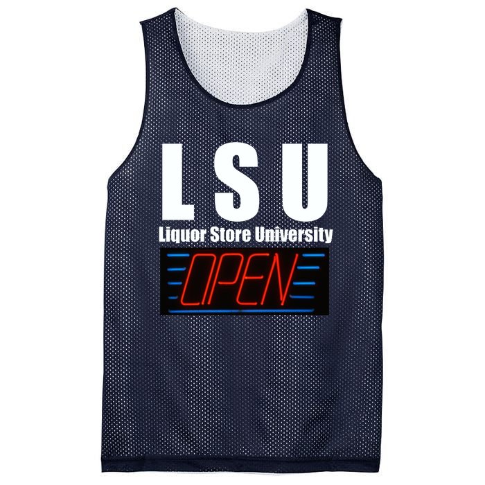 Liquor Store University LSU Funny Parody Mesh Reversible Basketball Jersey Tank