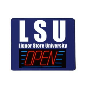 Liquor Store University LSU Funny Parody Mousepad