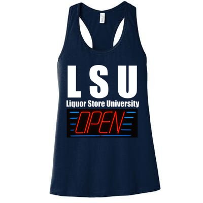 Liquor Store University LSU Funny Parody Womens Tank Top