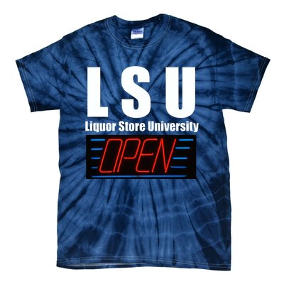 Liquor Store University LSU Funny Parody Tie-Dye T-Shirt