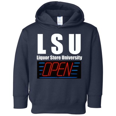 Liquor Store University LSU Funny Parody Toddler Hoodie