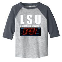 Liquor Store University LSU Funny Parody Toddler Fine Jersey T-Shirt