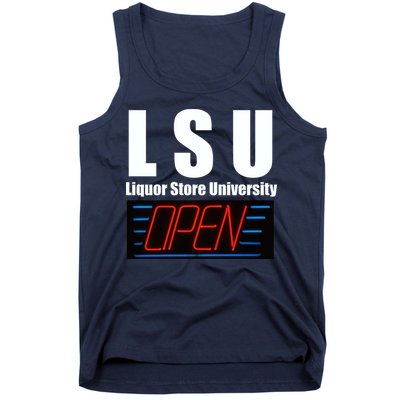 Liquor Store University LSU Funny Parody Tank Top
