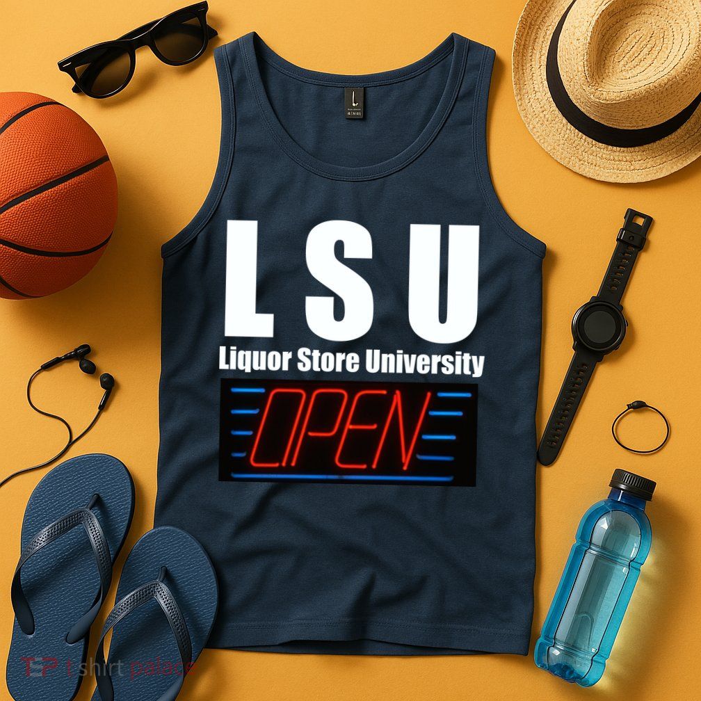 Liquor Store University LSU Funny Parody Tank Top