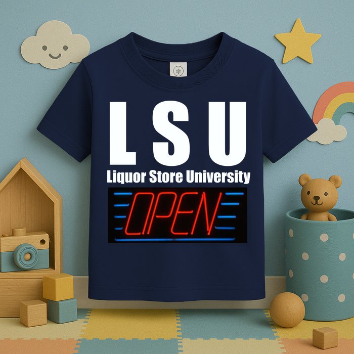 Liquor Store University LSU Funny Parody Toddler T-Shirt