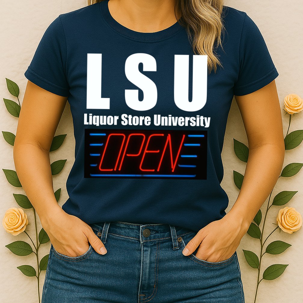 Liquor Store University LSU Funny Parody Womens T-Shirt