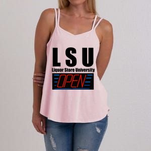 Liquor Store University LSU Funny Parody Women's Strappy Tank