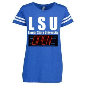 Liquor Store University LSU Funny Parody Enza Ladies Jersey Football T-Shirt