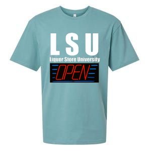 Liquor Store University LSU Funny Parody Sueded Cloud Jersey T-Shirt