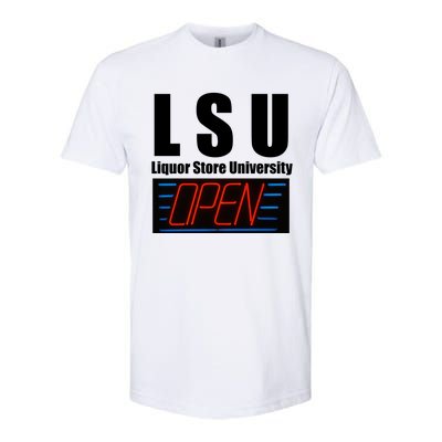 Liquor Store University LSU Funny Parody Softstyle® CVC T-Shirt