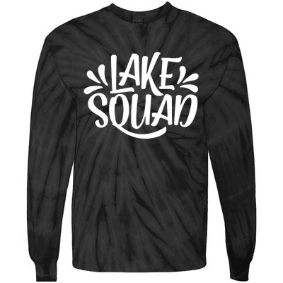 Lake Squad Vacation Camping Life Family Matching Lake Life Tie-Dye Long Sleeve Shirt