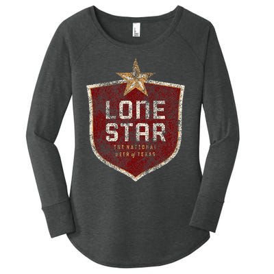 Lone Star Vintage Style Logo Women's Perfect Tri Tunic Long Sleeve Shirt