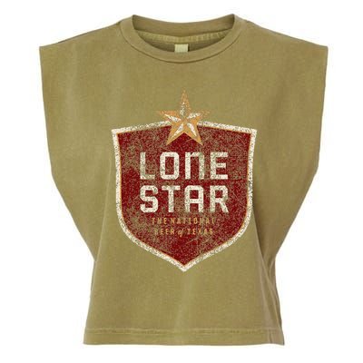 Lone Star Vintage Style Logo Garment-Dyed Women's Muscle Tee