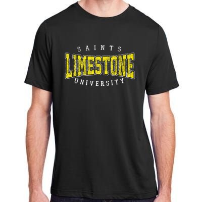 Limestone Saints Vintage College Athletic Adult ChromaSoft Performance T-Shirt