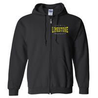 Limestone Saints Vintage College Athletic Full Zip Hoodie