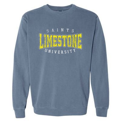 Limestone Saints Vintage College Athletic Garment-Dyed Sweatshirt