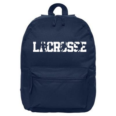 Lacrosse Stick Vintage Retro Gift 16 in Basic Backpack