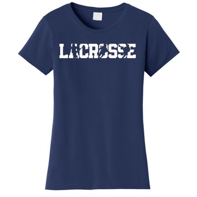 Lacrosse Stick Vintage Retro Gift Women's T-Shirt