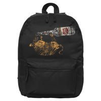 Lone Star Vintage Style Texas Armadillo 16 in Basic Backpack