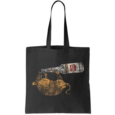 Lone Star Vintage Style Texas Armadillo Tote Bag