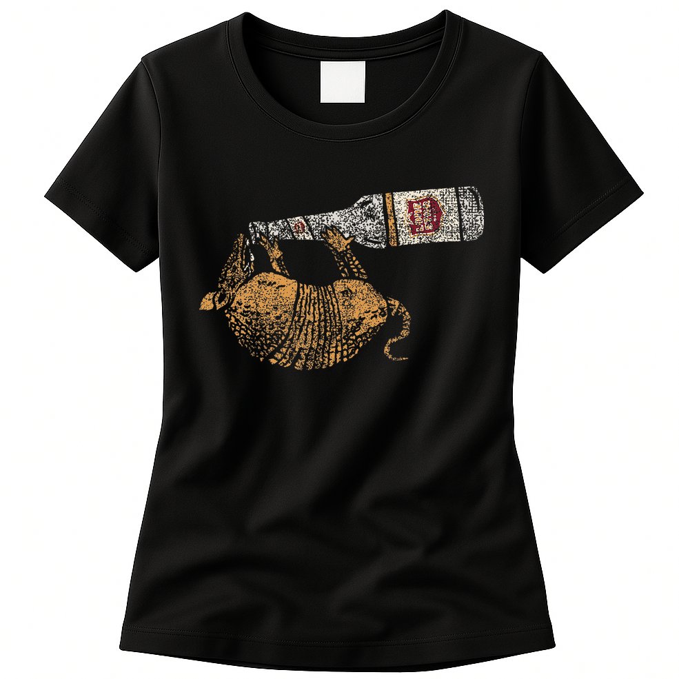 Lone Star Vintage Style Texas Armadillo Womens T-Shirt