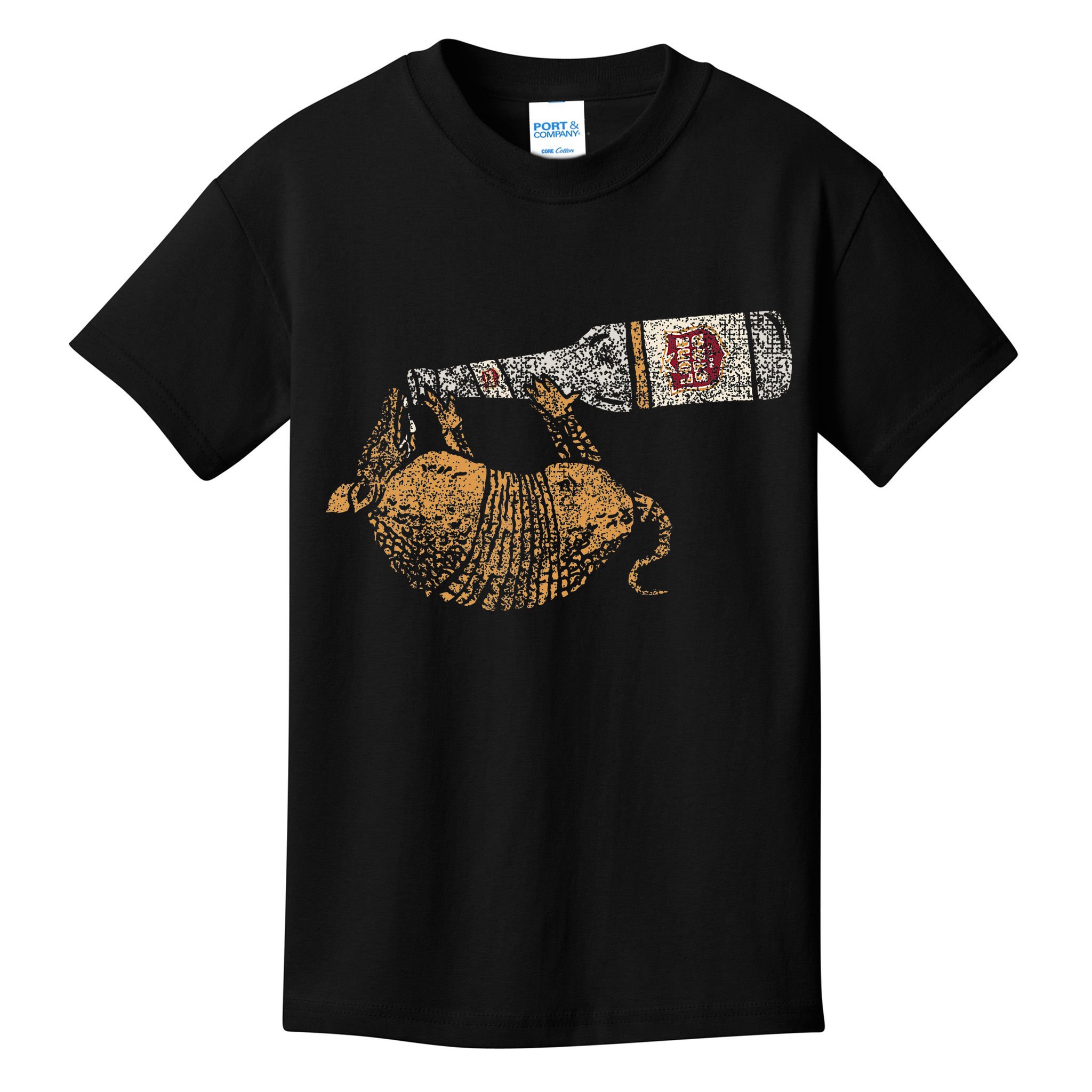 Lone Star Vintage Style Texas Armadillo Kids T-Shirt