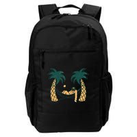 Lazy Sloth Vacation Palm Tree Backpack