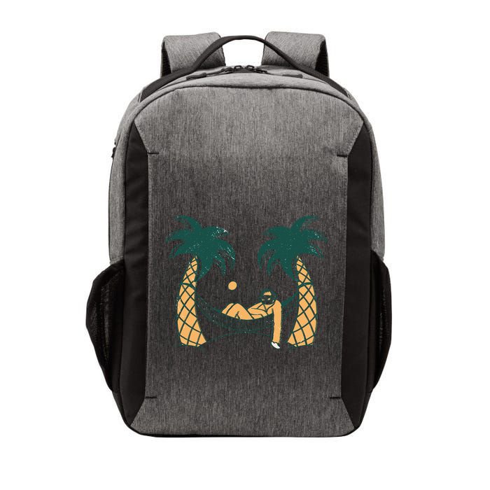 Lazy Sloth Vacation Palm Tree Vector Backpack