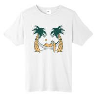 Lazy Sloth Vacation Palm Tree Tall Fusion ChromaSoft Performance T-Shirt