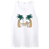 Lazy Sloth Vacation Palm Tree PosiCharge Competitor Tank