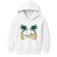 Lazy Sloth Vacation Palm Tree Kids Hoodie