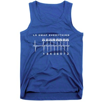 Ls Swap V8 Everything Car Enthusiast Mechanic Trucks Heartbe Funny Gift Tank Top