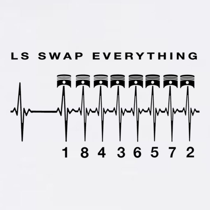 Ls Swap V8 Everything Car Enthusiast Mechanic Trucks Heartbe Funny Gift Garment-Dyed Sweatshirt