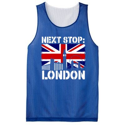 London Summer Vacation Trip Next Stop Vacay Vibes European Funny Gift Mesh Reversible Basketball Jersey Tank