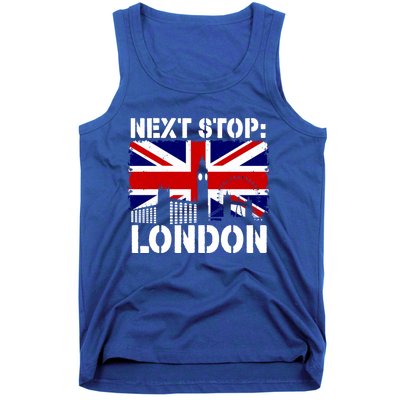 London Summer Vacation Trip Next Stop Vacay Vibes European Funny Gift Tank Top