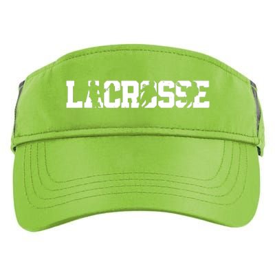 Lacrosse Stick Vintage Retro Gift Adult Drive Performance Visor