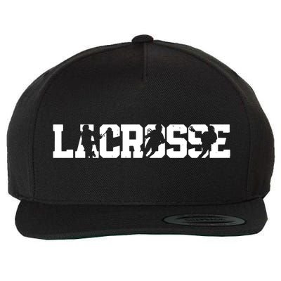 Lacrosse Stick Vintage Retro Gift Wool Snapback Cap