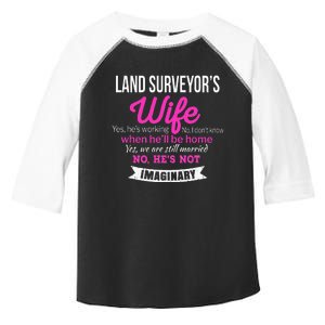 Land Surveyor's Wife Gift Funny Wedding Anniversary Toddler Fine Jersey T-Shirt